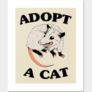 Adopt A Cat - Possum Lovers Posters and Art